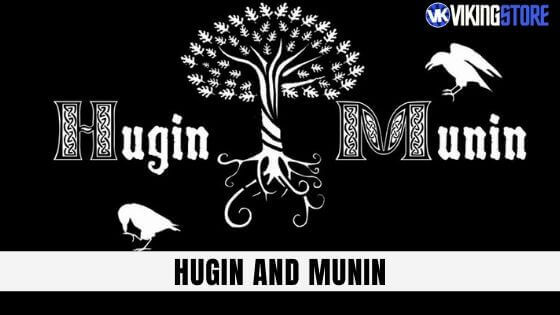 Odin Ravens Huginn & Muninn VEGVISIR T-shirt Vikings Poster for