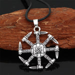 Kolovrat Sun Dagger Viking Necklace