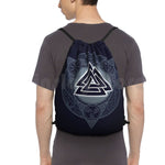 Valknut Viking Drawstring Bag