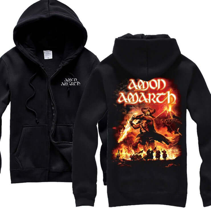 Amon Amarth Viking Zip Hoodie