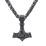 VIKING NECKLACE - MJOLNIR HAMMER