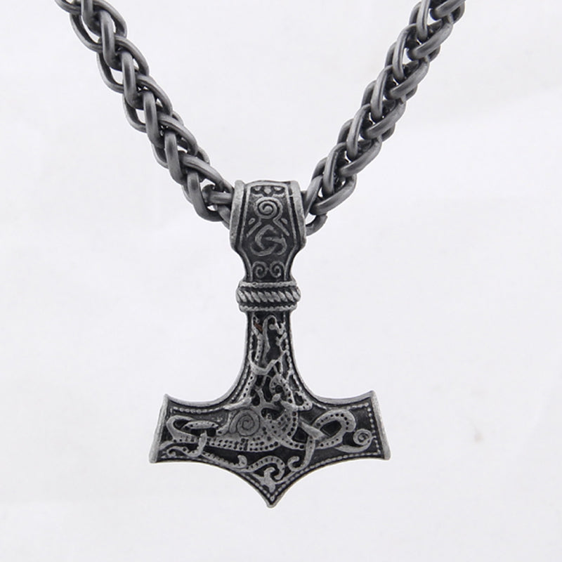 VIKING NECKLACE - MJOLNIR HAMMER