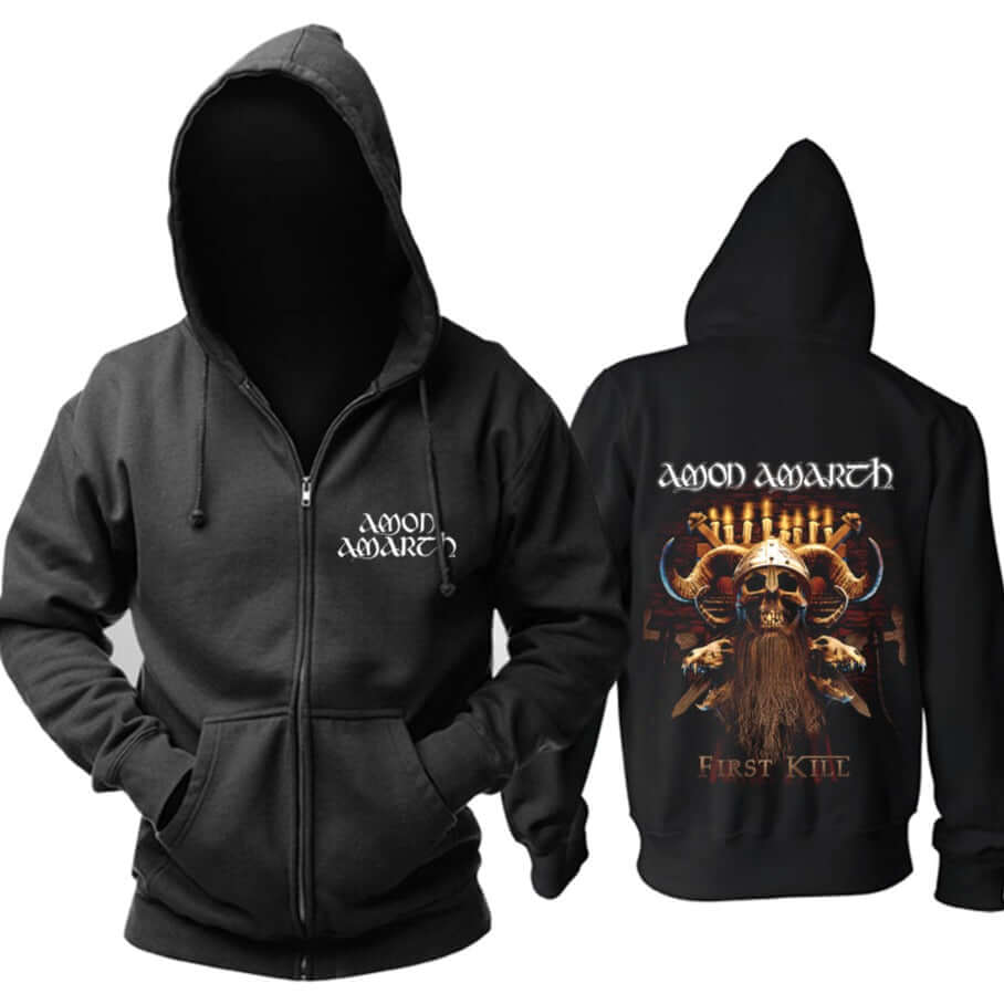 Amon Amarth Viking Zip Hoodie