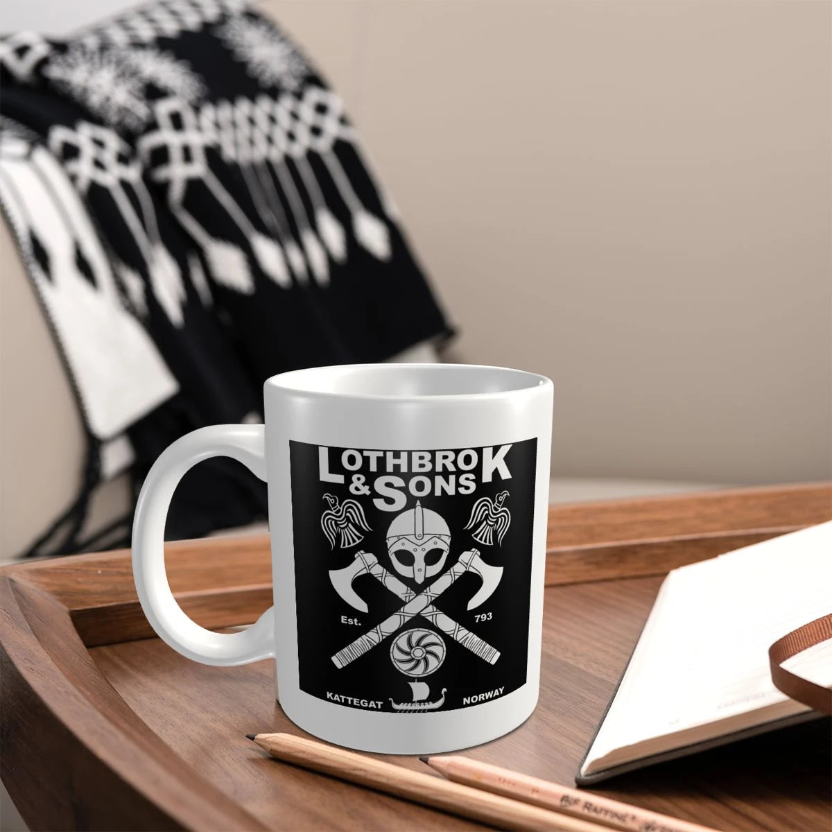 Lothbrok & Sons Viking Warrior Ceramic Mug