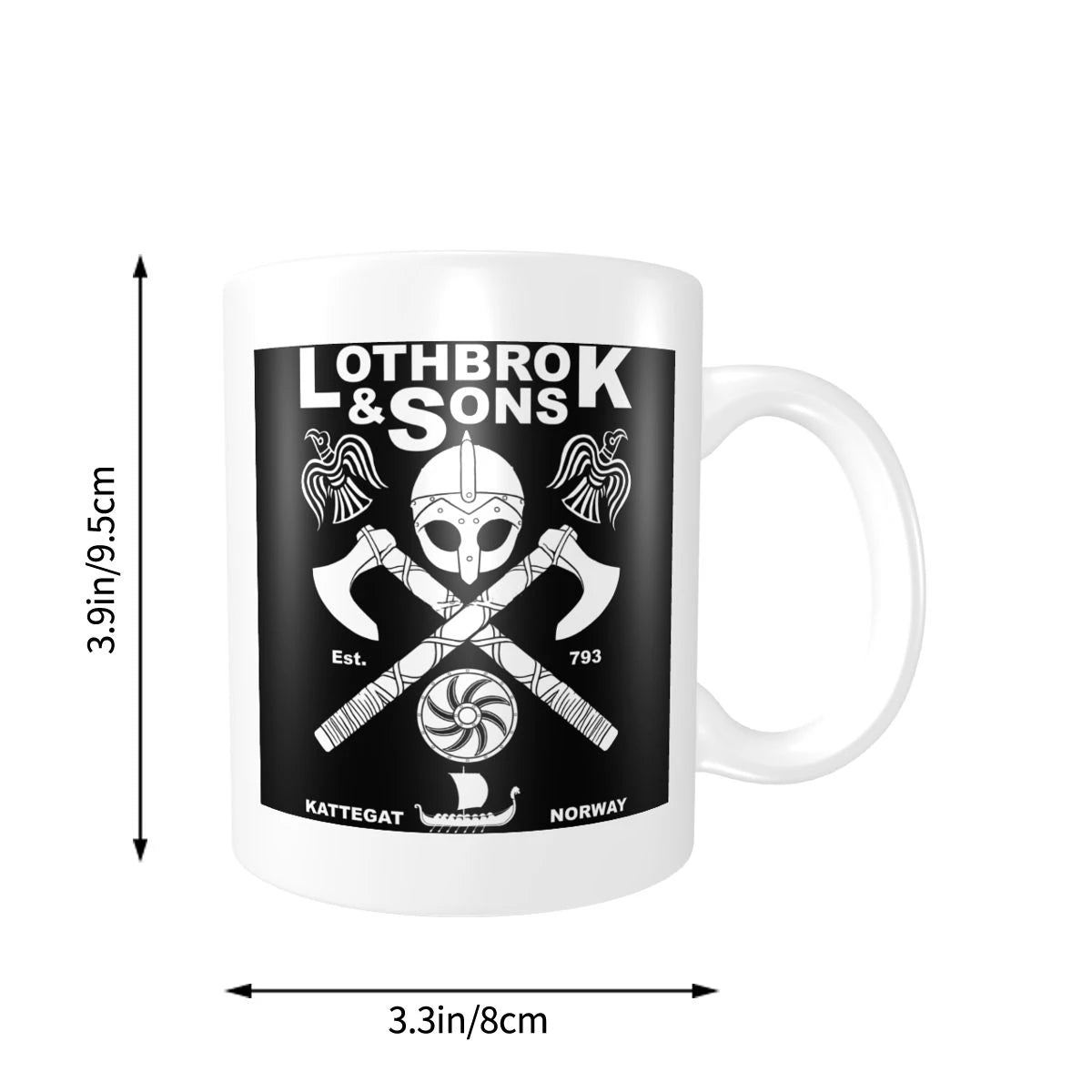 Lothbrok & Sons Viking Warrior Ceramic Mug