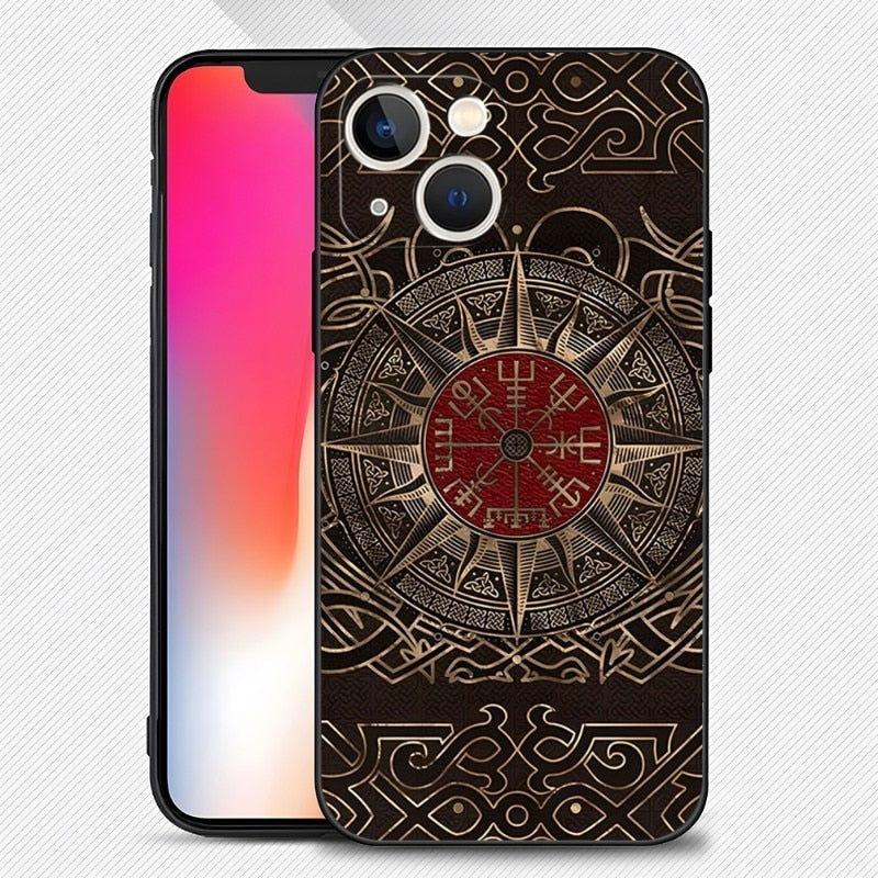 Nordic Vegvisir  iPhone Case