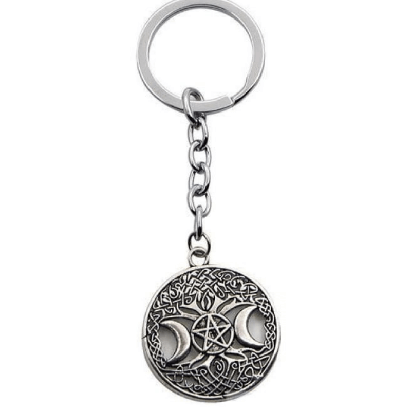 Crescent Moon Keychain