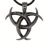 TRISKELION VIKING NECKLACE - HORNS OF ODIN