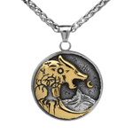 Fenrir Swallowing Sun Necklace