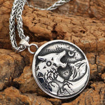 Fenrir Swallowing Sun Necklace