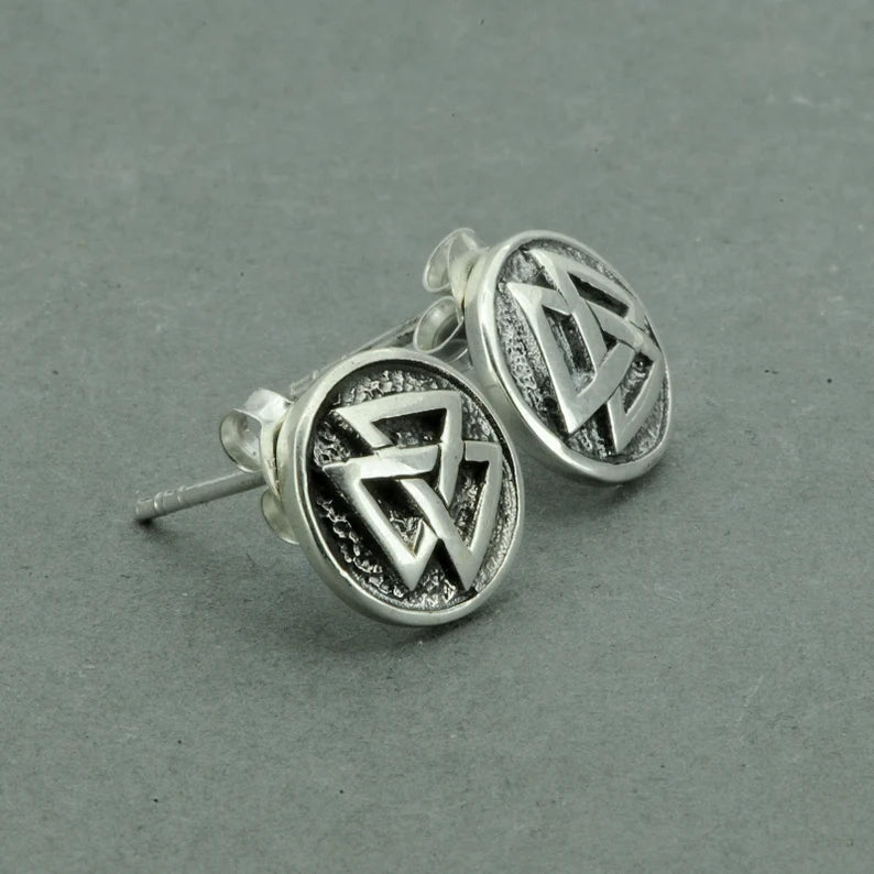 VIKING EARRINGS - VALKNUT