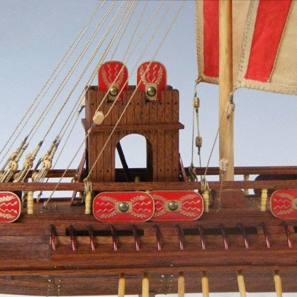 WOODEN VIKING SHIP MODEL KIT (DRAKKAR)