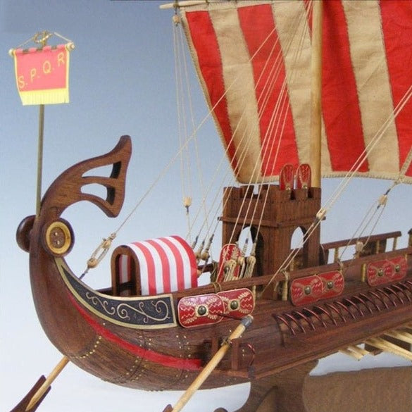 WOODEN VIKING SHIP MODEL KIT (DRAKKAR)