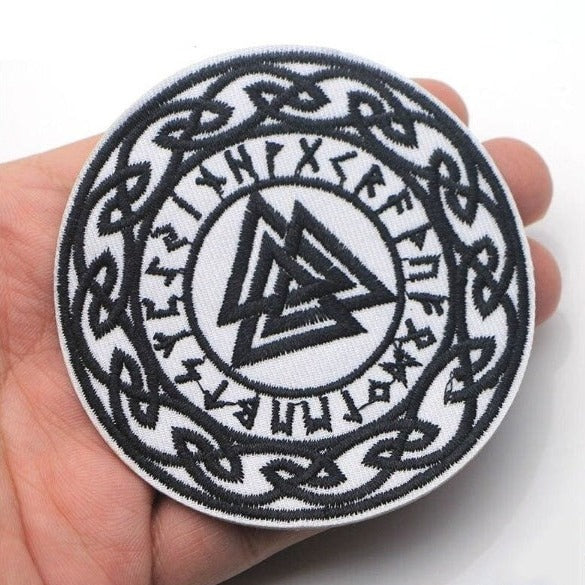 VIKING PATCH - VALKNUT SYMBOL