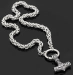 King Chain With Mjolnir Pendant