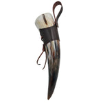 NATURAL VIKING DRINKING HORN WITH STAND - 100003290