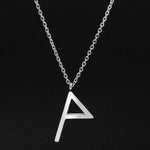 Viking Runes Alphabet Necklace