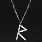 Viking Runes Alphabet Necklace