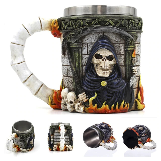 VIKING SKULL MUG