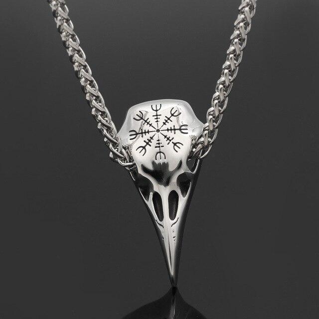 Raven Skull Necklace