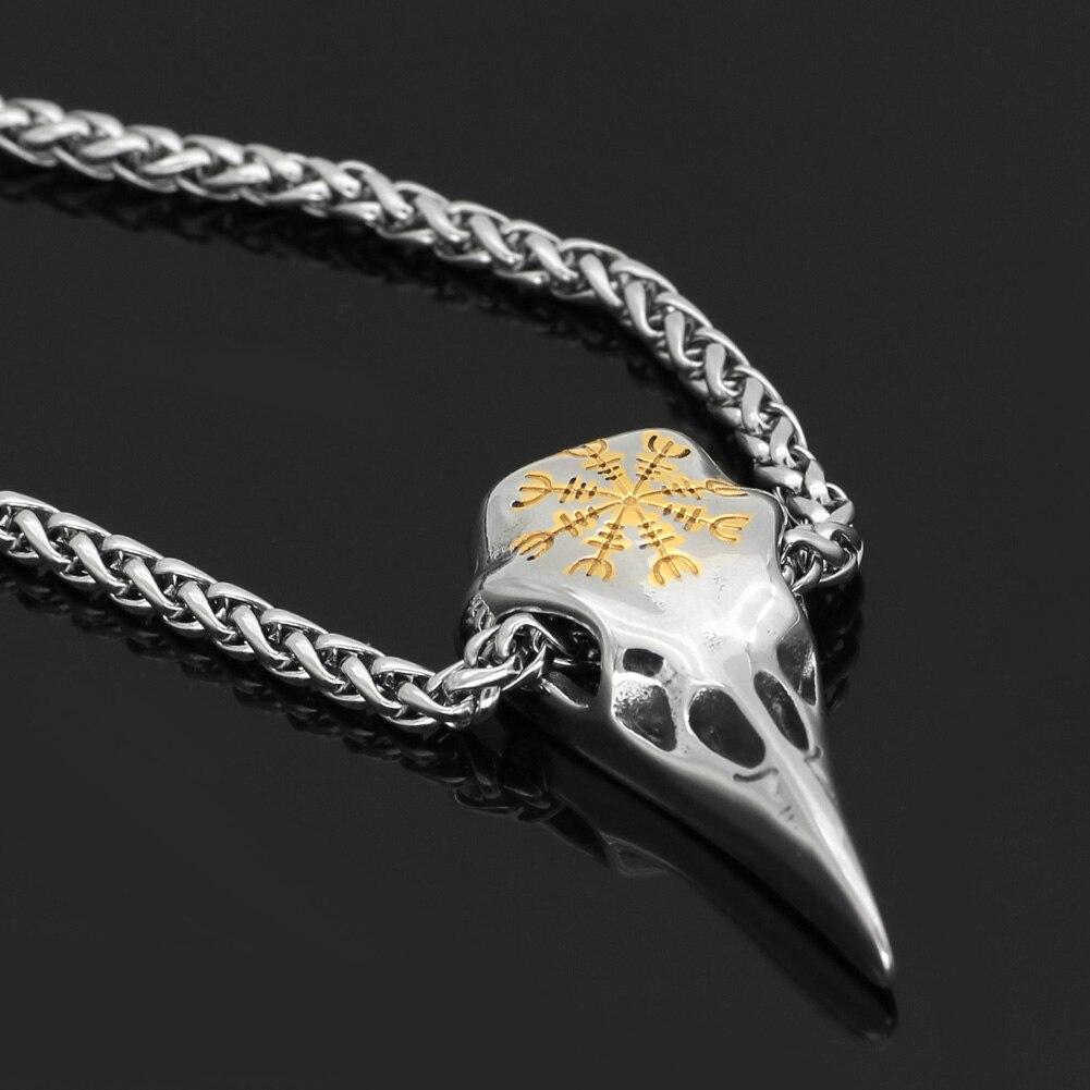 Raven Skull Necklace