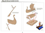 DIY Drakkar Viking Ship In 3D Paper Card Model