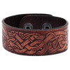 VIKING DRAGON KNOT BRACELET - viking leather cuff