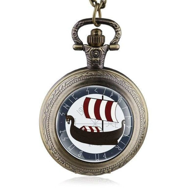 VIKING POCKET WATCH - Bronze - pocket watch