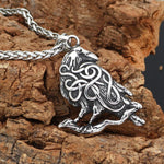 Viking Raven Necklace