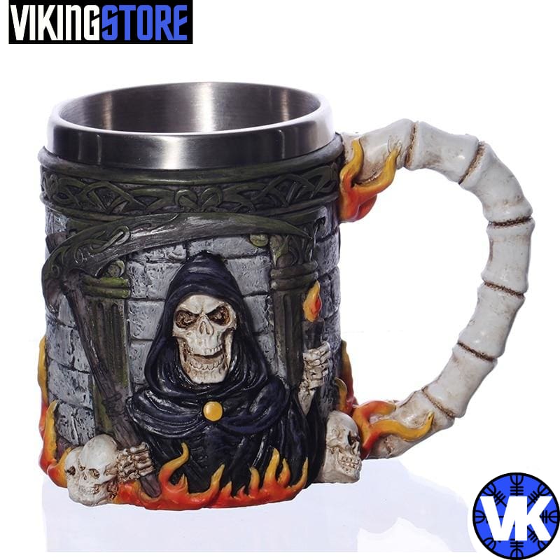 VIKING SKULL MUG - M1 / 450ML(FULLED) - 100003290