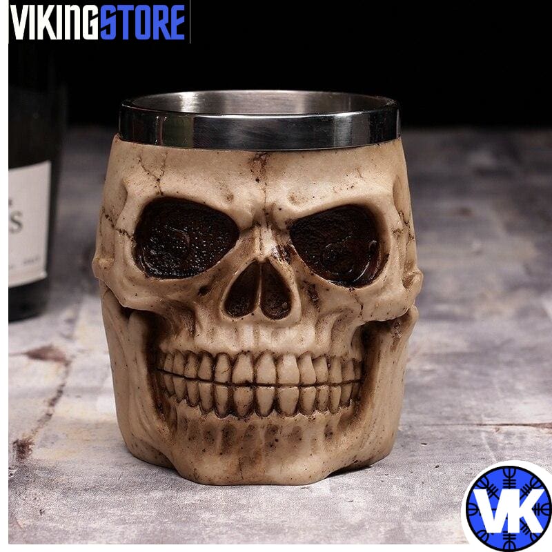 VIKING SKULL MUG - S10 / 450ML(FULLED) - 100003290