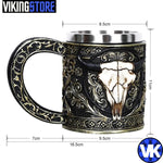 VIKING SKULL MUG - S17 / 450ML(FULLED) - 100003290