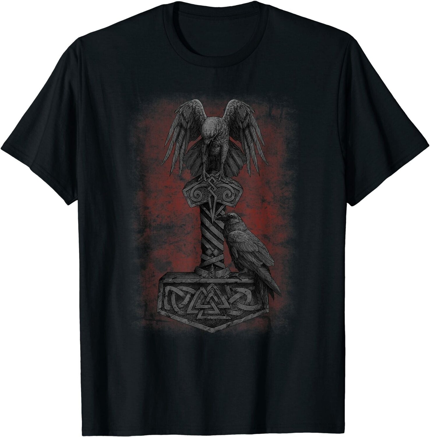 Wikinger T-Shirt Mjölnir Raben